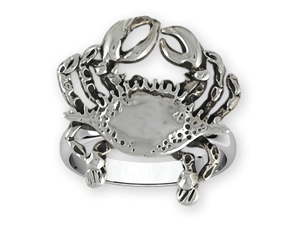 Crab Charms Crab Ring Sterling Silver Crab Jewelry Crab jewelry