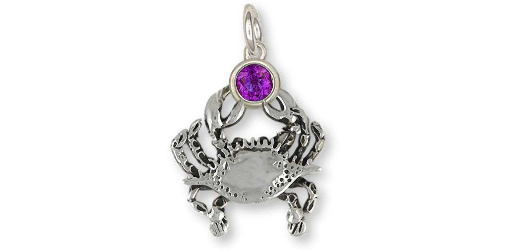 Crab Charms Crab Charm Sterling Silver Crab Jewelry Crab jewelry
