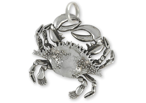 Sterling Silver Crab Charm Clasp