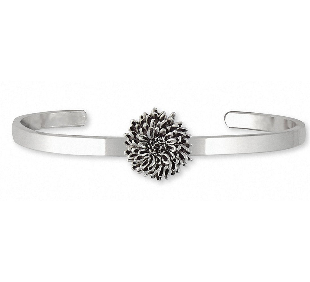 Chrysanthemum Charms Chrysanthemum Bracelet Sterling Silver Flower Jewelry Chrysanthemum jewelry