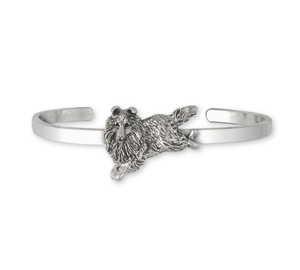 Collie Charms Collie Bracelet Sterling Silver Dog Jewelry Collie jewelry