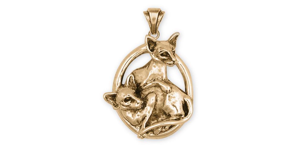 Siamese Cat Charms Siamese Cat Pendant 14k Gold Vermeil Siamese Jewelry Siamese Cat jewelry