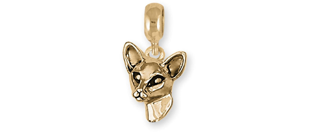 Siamese Cat Charms Siamese Cat Charm Slide 14k Gold Siamese Cat Jewelry Siamese Cat jewelry