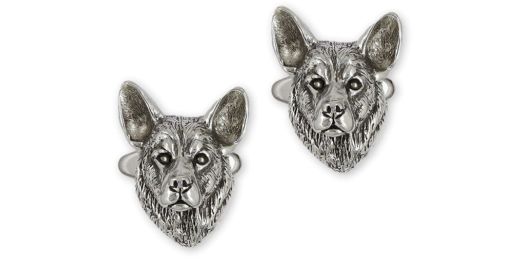 Cattle Dog Charms Cattle Dog Cufflinks Sterling Silver Austrlian Cattle Dog Jewelry Cattle Dog jewelry
