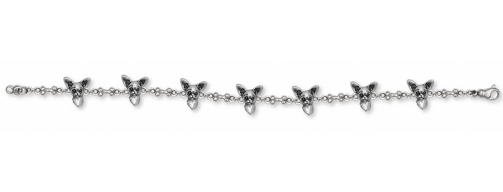 Chihuahua Charms Chihuahua Bracelet Sterling Silver Dog Jewelry Chihuahua jewelry