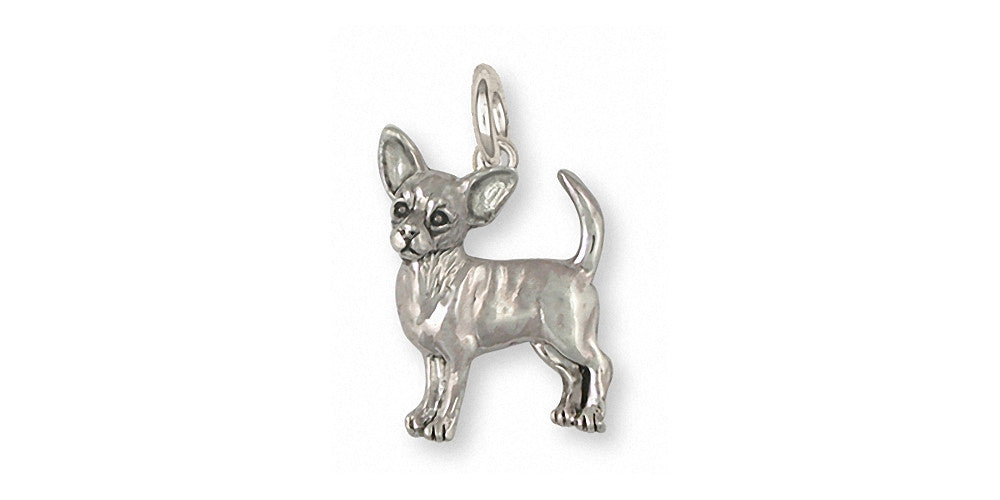 Chihuahua Charms Chihuahua Chain Sterling Silver Dog Jewelry Chihuahua jewelry
