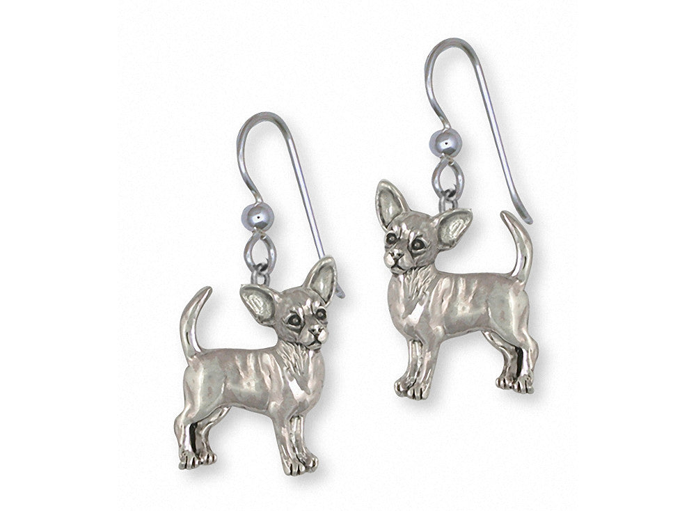 Chihuahua Dog Earrings Sterling Silver Esquivel and Fees
