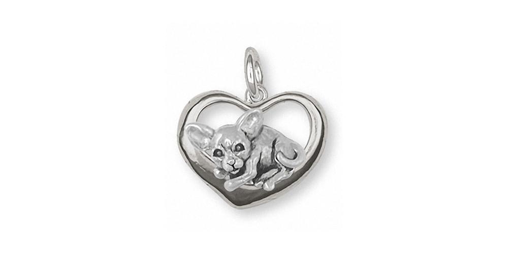 Chihuahua Charms Chihuahua Charm Sterling Silver Dog Jewelry Chihuahua jewelry