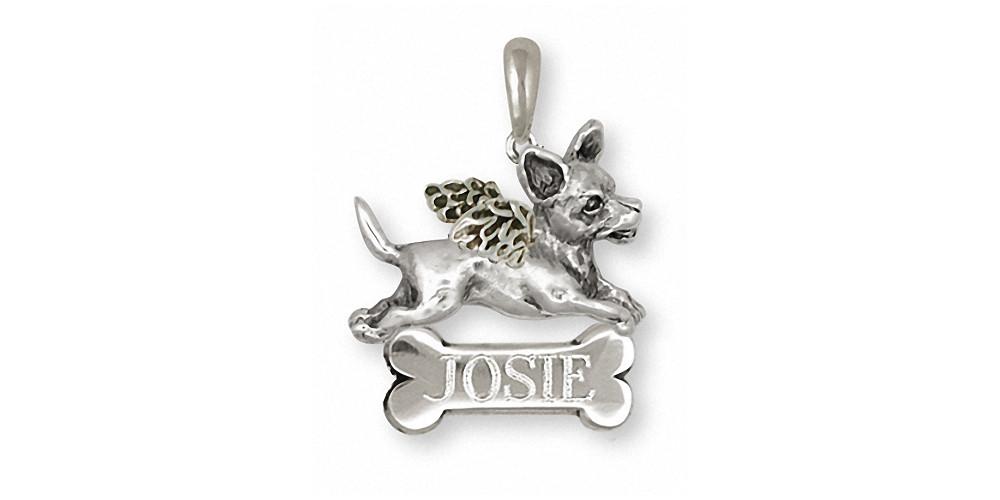 Chihuahua Charms Chihuahua Pendant Sterling Silver Dog Jewelry Chihuahua jewelry