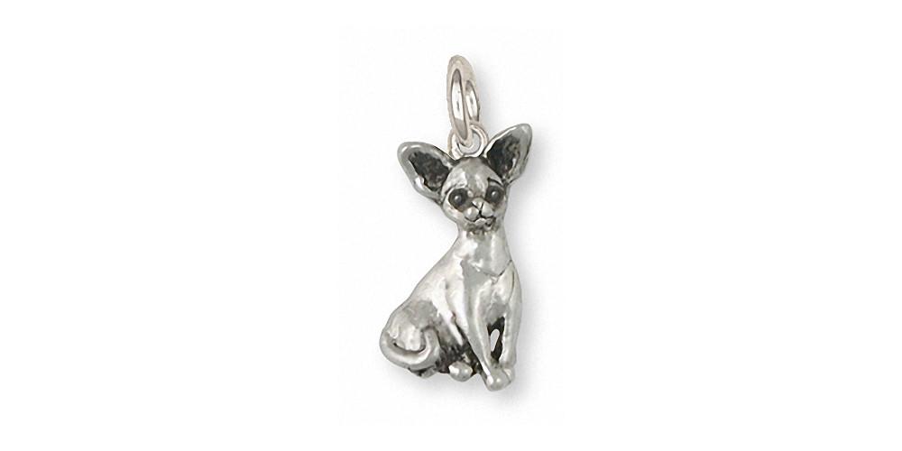 Chihuahua Charms Chihuahua Charm Sterling Silver Dog Jewelry Chihuahua jewelry