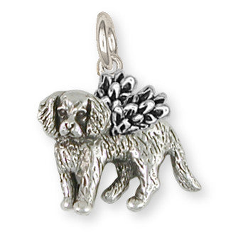 Cavalier King Charles Spaniel Angel Charm Jewelry Handmade Sterling Silver CV13-AC