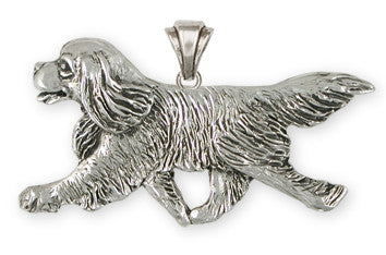 Cavalier King Charles Spaniel Pendant Jewelry Handmade Sterling Silver CV20-P
