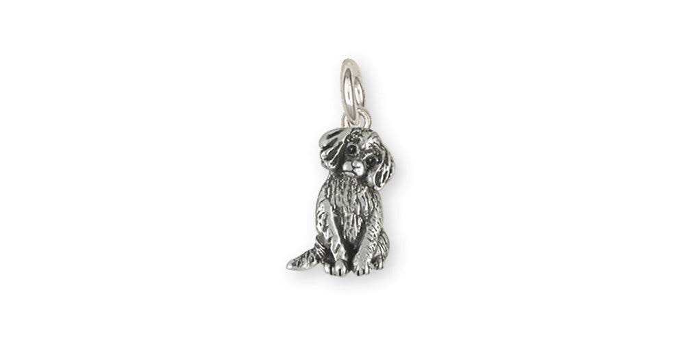 Cavalier King Charles Spaniel Puppy Charms Cavalier King Charles Spaniel Puppy Charm Sterling Silver Dog Jewelry Cavalier King Charles Spaniel Puppy jewelry
