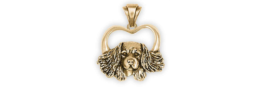 Cavalier King Charles Spaniel Charms Cavalier King Charles Spaniel Pendant 14k Gold Vermeil Cavalier Jewelry Cavalier King Charles Spaniel jewelry