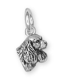 Cavalier King Charles Spaniel Charm Jewelry Handmade Sterling Silver CV7-C