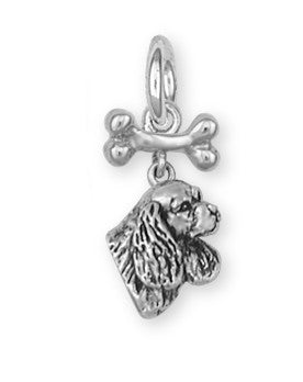Cavalier King Charles Spaniel Charm Jewelry Handmade Sterling Silver CV7-NC
