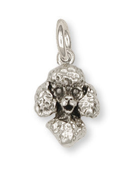 Poodle Charms Poodle Charm Handmade Sterling Silver Dog Jewelry Poodle jewelry