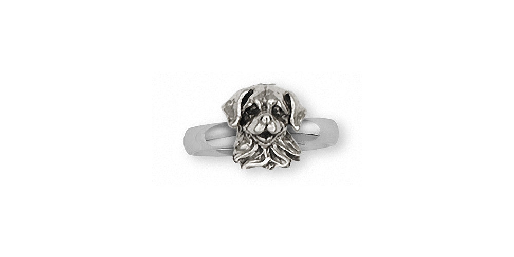 Golden Retriever Charms Golden Retriever Ring Sterling Silver Dog Jewelry Golden Retriever jewelry