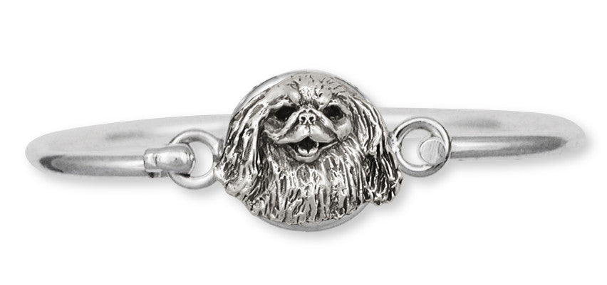 Pekiingese Charms Pekiingese Bracelet Handmade Sterling Silver Dog Jewelry Pekiingese jewelry