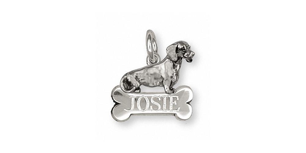 Dachshund Charms Dachshund Charm Sterling Silver Dog Jewelry Dachshund jewelry