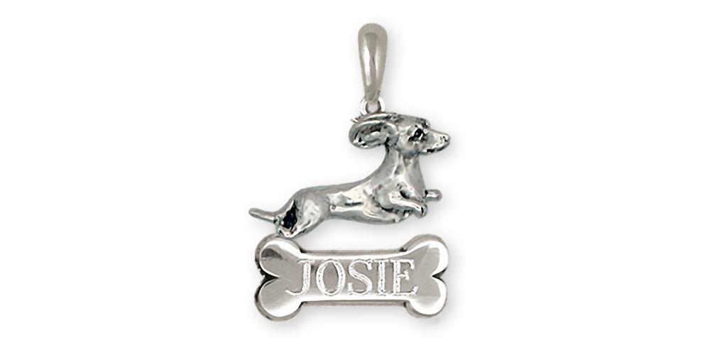 Dachshund Charms Dachshund Pendant Sterling Silver Dog Jewelry Dachshund jewelry