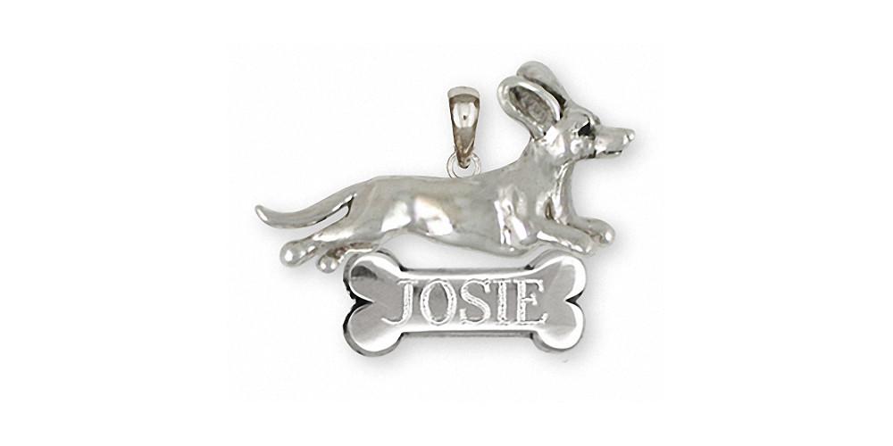 Dachshund Charms Dachshund Pendant Sterling Silver Dog Jewelry Dachshund jewelry