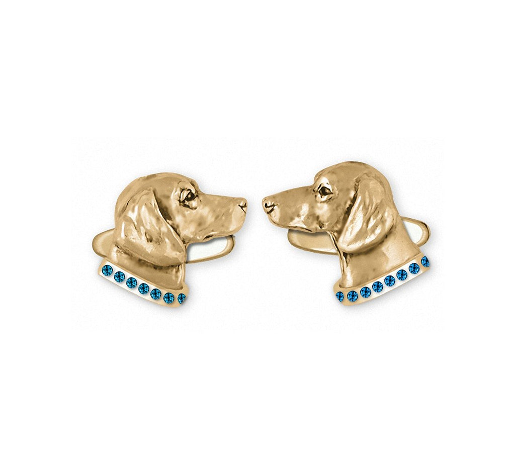 Dachshund Charms Dachshund Cufflinks 14k Gold Dog Jewelry Dachshund jewelry