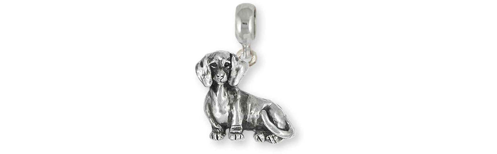 Dachshund Charms Dachshund Charm Slide Sterling Silver Dachshund Jewelry Dachshund jewelry