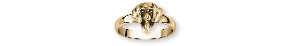 Dachshund Charms Dachshund Ring 14k Yellow Gold Dachshund Jewelry Dachshund jewelry