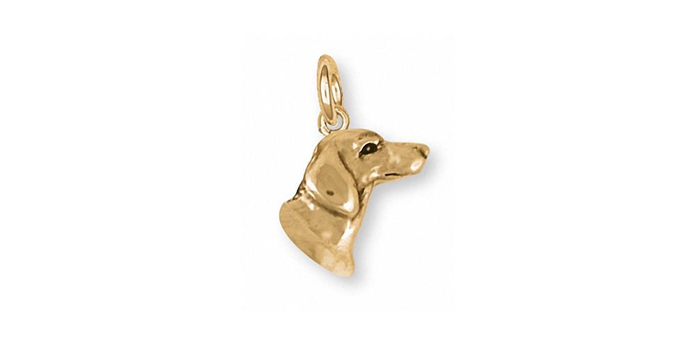 Dachshund Charms Dachshund Charm 14k Gold Dog Jewelry Dachshund jewelry