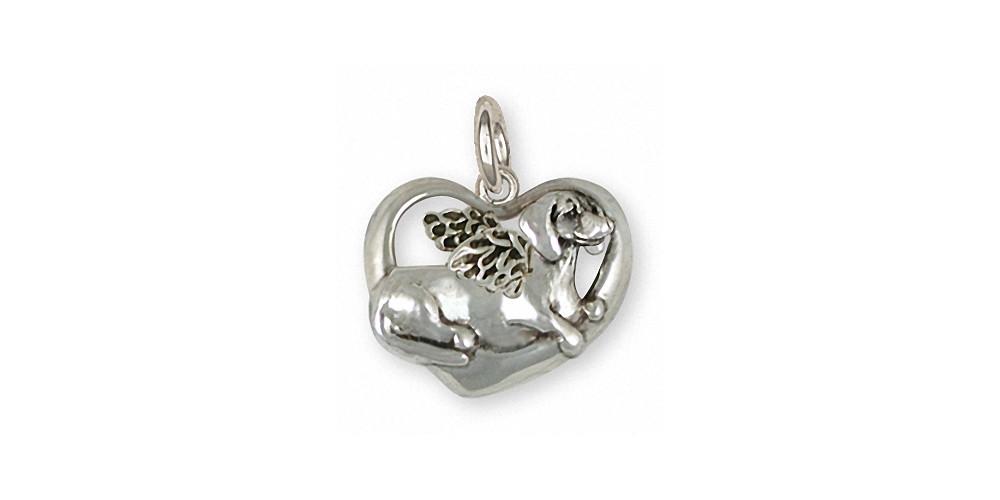 Dachshund Charms Dachshund Charm Sterling Silver Dog Jewelry Dachshund jewelry