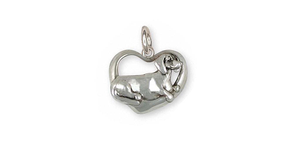 Dachshund Charms Dachshund Charm Sterling Silver Dog Jewelry Dachshund jewelry