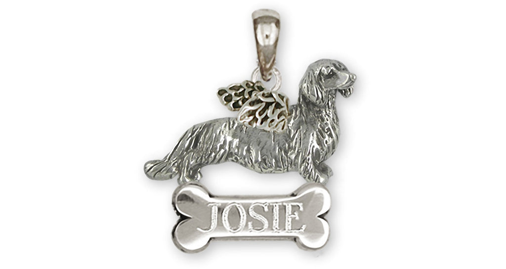 Dachshund Charms Dachshund Personalized Pendant Sterling Silver Dachshund Jewelry Dachshund jewelry