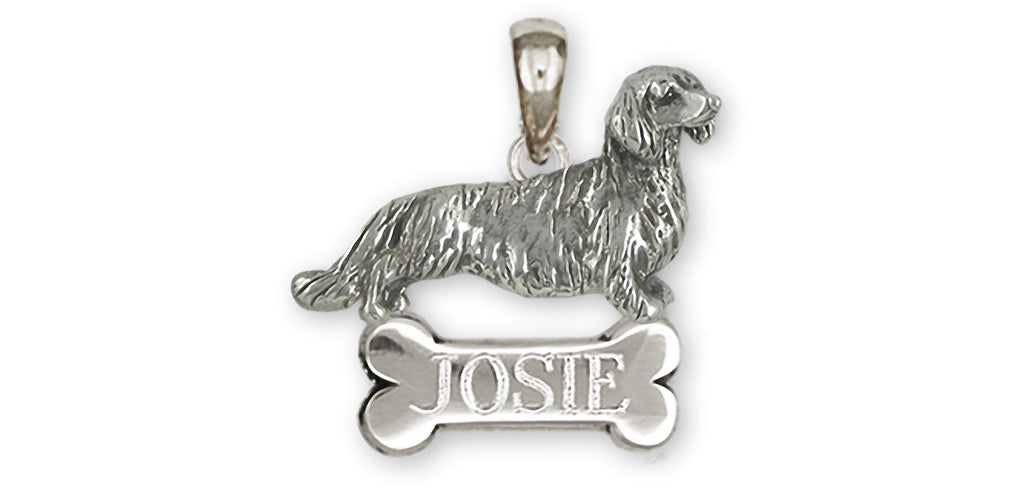 Dachshund Charms Dachshund Personalized Pendant Sterling Silver Dachshund Jewelry Dachshund jewelry