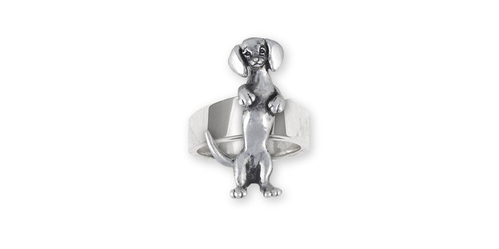 Dachshund Charms Dachshund Ring Sterling Silver Dog Jewelry Dachshund jewelry