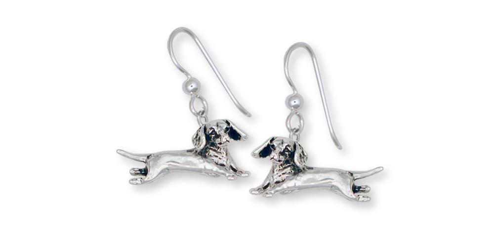 Dachshund Charms Dachshund Earrings Sterling Silver Dog Jewelry Dachshund jewelry