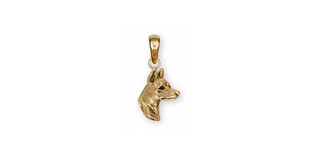 Doberman Pincher Charms Doberman Pincher Pendant 14k Gold Dog Jewelry Doberman Pincher jewelry