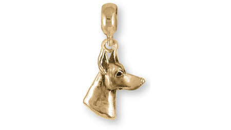 Doberman Pinscher Jewelry Sterling Silver Handmade Doberman Tie Tack 2024 DB5-TT