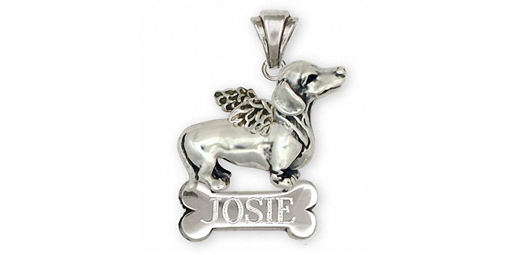 Dachshund Charms Dachshund Pendant Sterling Silver Dog Jewelry Dachshund jewelry