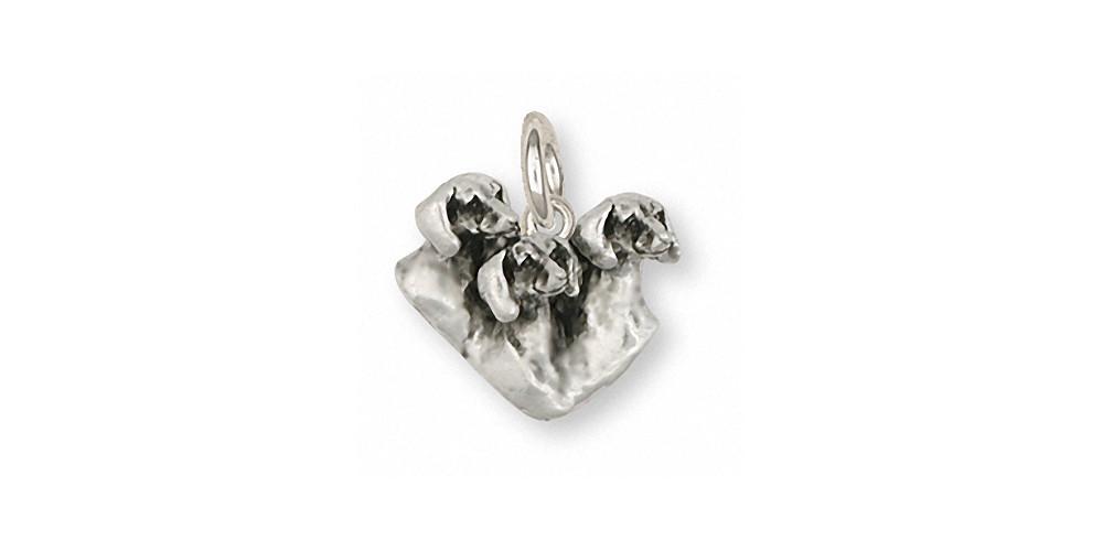 Dachshund Charms Dachshund Charm Sterling Silver Dog Jewelry Dachshund jewelry