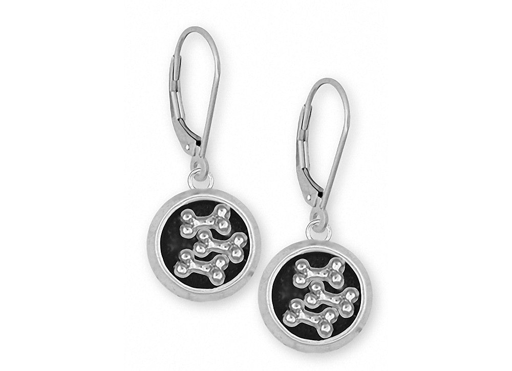 Dog Bowl Charms Dog Bowl Earrings Sterling Silver Dog Jewelry Dog Bowl jewelry