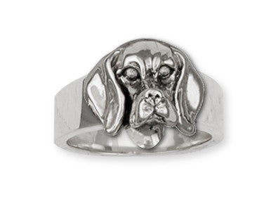 Beagle Dog Ring Jewelry Handmade Sterling Silver  DG10-R