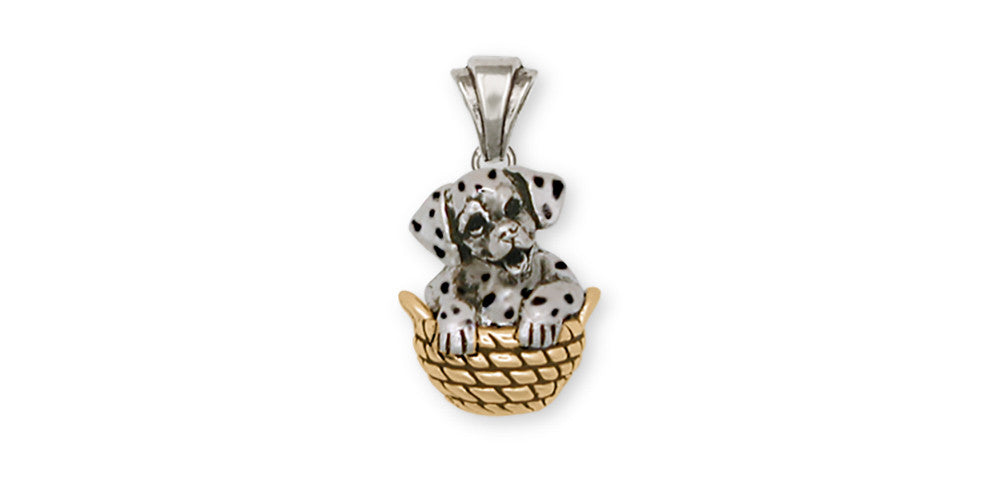 Dalmatian Dog Charms Dalmatian Dog Pendant 14k Gold Vermeil Dog Jewelry Dalmatian Dog jewelry