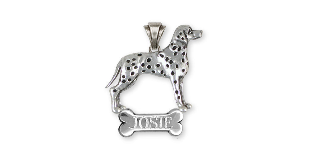 Dalmatian Dog Charms Dalmatian Dog Personalized Pendant Sterling Silver Dog Jewelry Dalmatian Dog jewelry