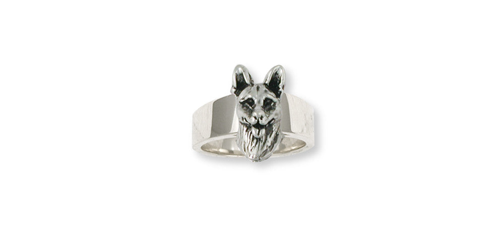 German Shepherd Charms German Shepherd Ring Sterling Silver Dog Jewelry German Shepherd jewelry