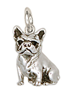 French Bulldog Charm Handmade Sterling Silver Dog Jewelry DO9-C