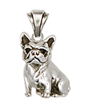 French Bulldog Pendant Handmade Sterling Silver Dog Jewelry DO9-P