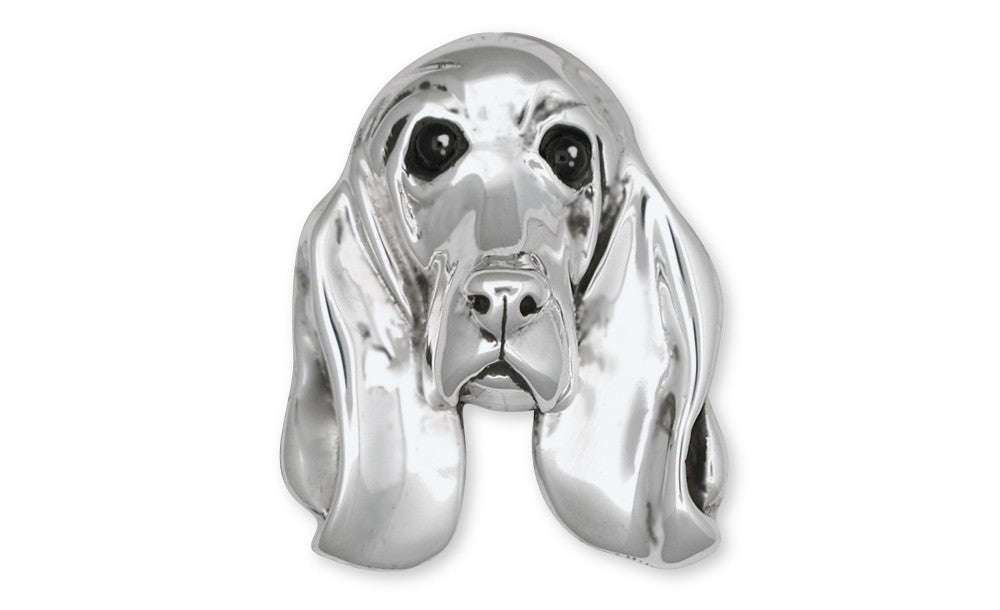 Basset Hound Charms Basset Hound Brooch Pin Sterling Silver Dog Jewelry Basset Hound jewelry