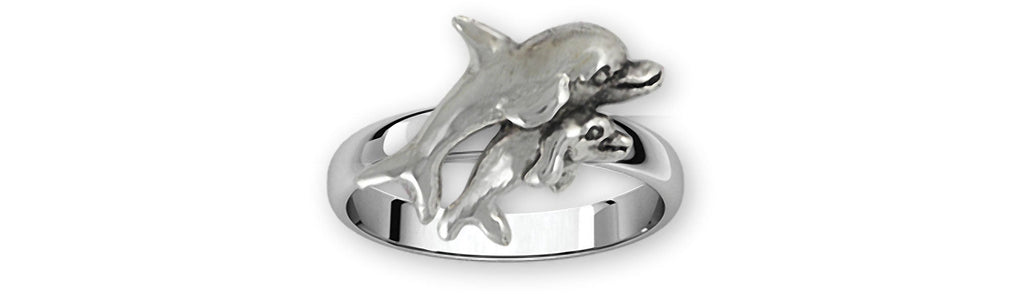 Dolphin Charms Dolphin Ring Sterling Silver Dolphin Jewelry Dolphin jewelry