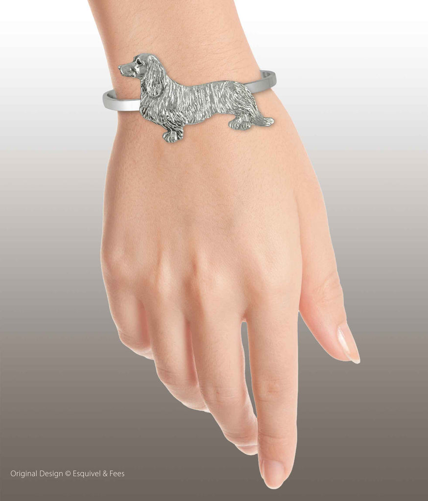 Dachshund Jewelry Sterling Silver Handmade Dachshund Bracelet  DS1-CB